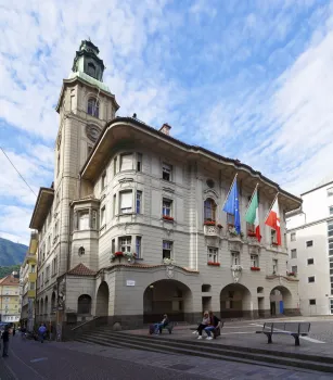 Bolzano City Hall, northeast elevation