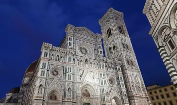 Florence Cathedral, at night