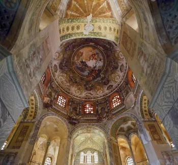 Basilica of San Vitale, view up to the dome