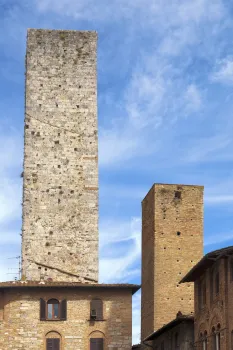 Towers of the Salvucci, southern tower with Pettini Tower in the background