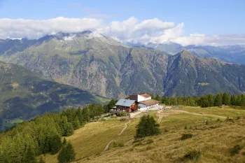 Sarntal Alps, Klammeben Inn, view on Texel Group