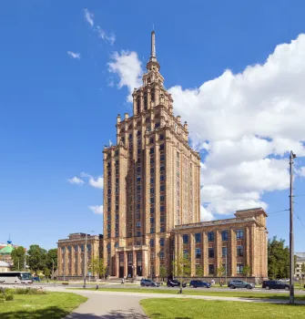 Building of the Latvian Academy of Sciences, northeast elevation