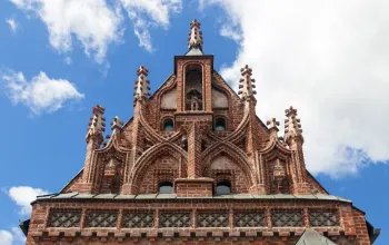 House of Perkunas, gable