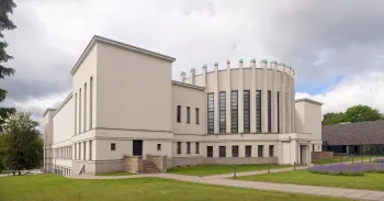 M. K. Čiurlionis National Art Museum, northeast elevation