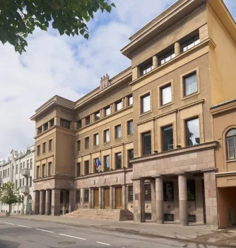 Lithuanian Officers' Club, northeast elevation