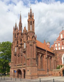 Church of Saint Anne, southwest elevation
