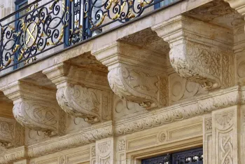 Grand Ducal Palace, carved corbels of the old town hall