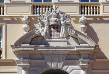 Prince's Palace of Monaco, overdoor of the main gate