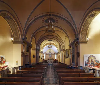 Saint Devota Church, interior