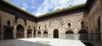 Bou Inania Madrasa, court, north elevation