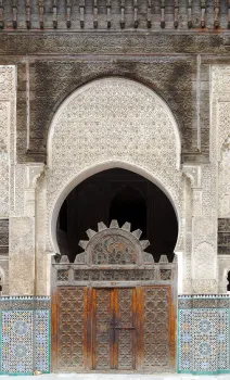 Bou Inania Madrasa, main entrance