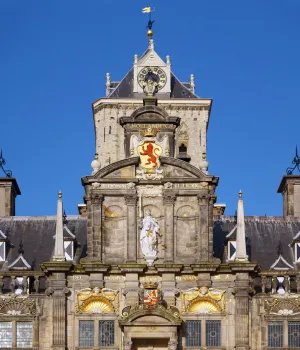 Delft City Hall, facade detail
