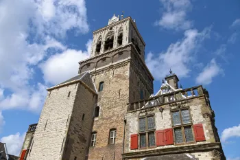 Delft City Hall, rear side with tower “De Steen”