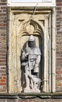 Eastern Gate, statue of a guard