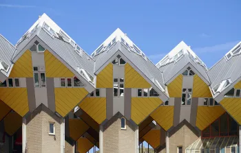 Cube Houses (Blaak Forest), southern facade detail