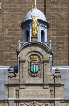 Rotterdam City Hall, gable detail