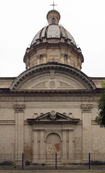 National Pantheon of the Heroes, detail of the rear facade