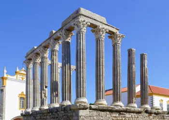 Roman Temple of Évora, west elevation