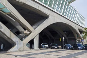 Lisbon Oriente Station, structural system northern bridge passage