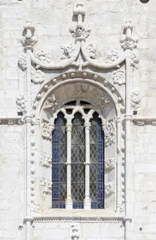 Monastery of the Hieronymites, Church of Saint Mary, tower window