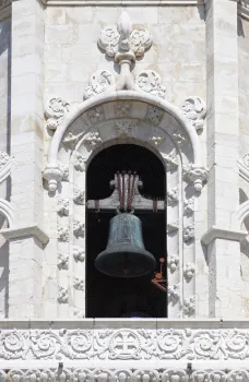 Monastery of the Hieronymites, Church of Saint Mary, tower window with bell