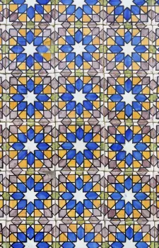 National Palace of Pena, azulejo tiles with zellige pattern