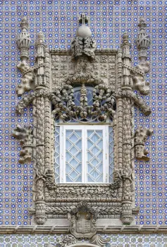 National Palace of Pena, neo-manueline window