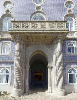 National Palace of Pena, portal with balcony