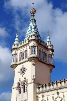 Sintra Town Hall, tower, east elevation
