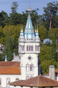 Sintra Town Hall, tower, southwest elevation