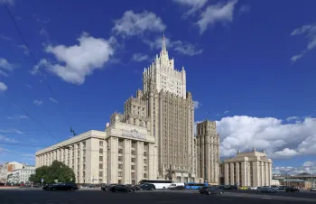 Building of the Ministry of Foreign Affairs of Russia, northeast elevation