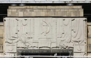 Building of the Ministry of Foreign Affairs of Russia, stucco moulding main portals