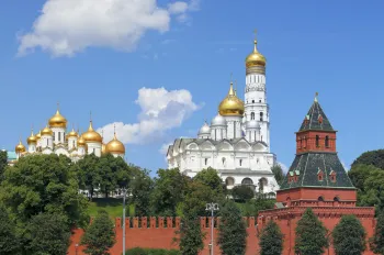 Moscow Kremlin, Annunciation and Archangel Cathedral, Ivan the Great and Secret Tower