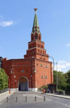 Moscow Kremlin, Borovitskaya Tower, northwest elevation