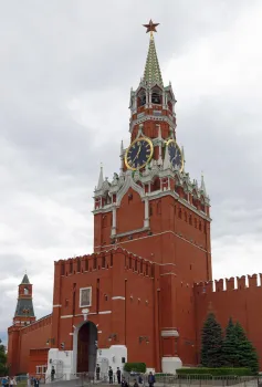 Moscow Kremlin, Saviour Tower (Spasskaya), northeast elevation