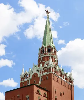 Moscow Kremlin, Trinity Tower, roof with spire