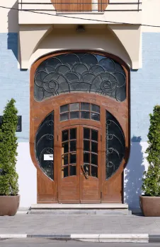 Kurlina Mansion (Art Nouveau Museum), door
