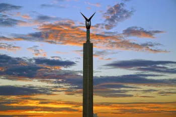 Monument of Glory, at sundown