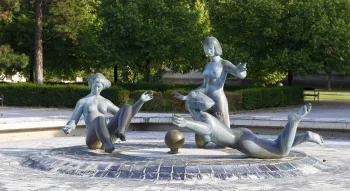 Fountain “Joy of Life”, in the garden of Grassalkovich Palace
