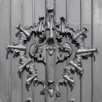 Grassalkovich Palace, detail of a gate