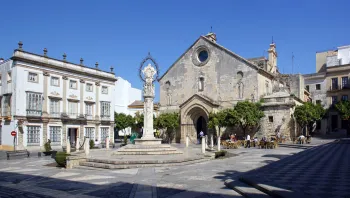 Square of the Assumption with San Dionisio church