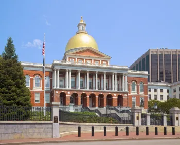 Massachusetts State House, southwest elevation