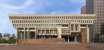 Boston City Hall, west elevation