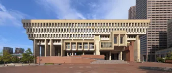 Boston City Hall, west elevation
