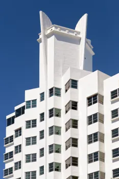 Delano South Beach Hotel, facade detail