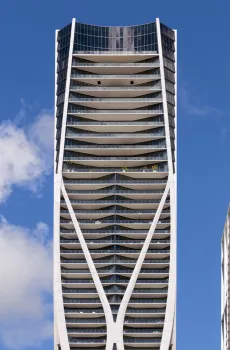 One Thousand Museum, upper floors (east elevation)