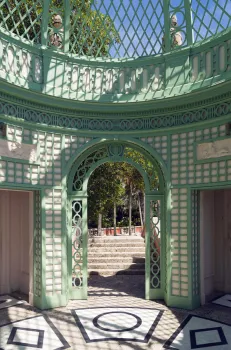 Villa Vizcaya, Tea House, interior