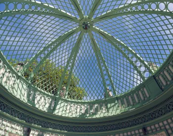 Villa Vizcaya, Tea House, roof structure