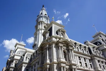 Philadelphia City Hall, northwest elevation