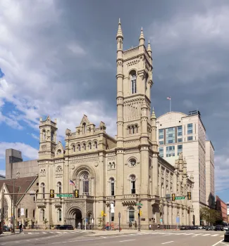 Masonic Temple of Philadelphia, west elevation